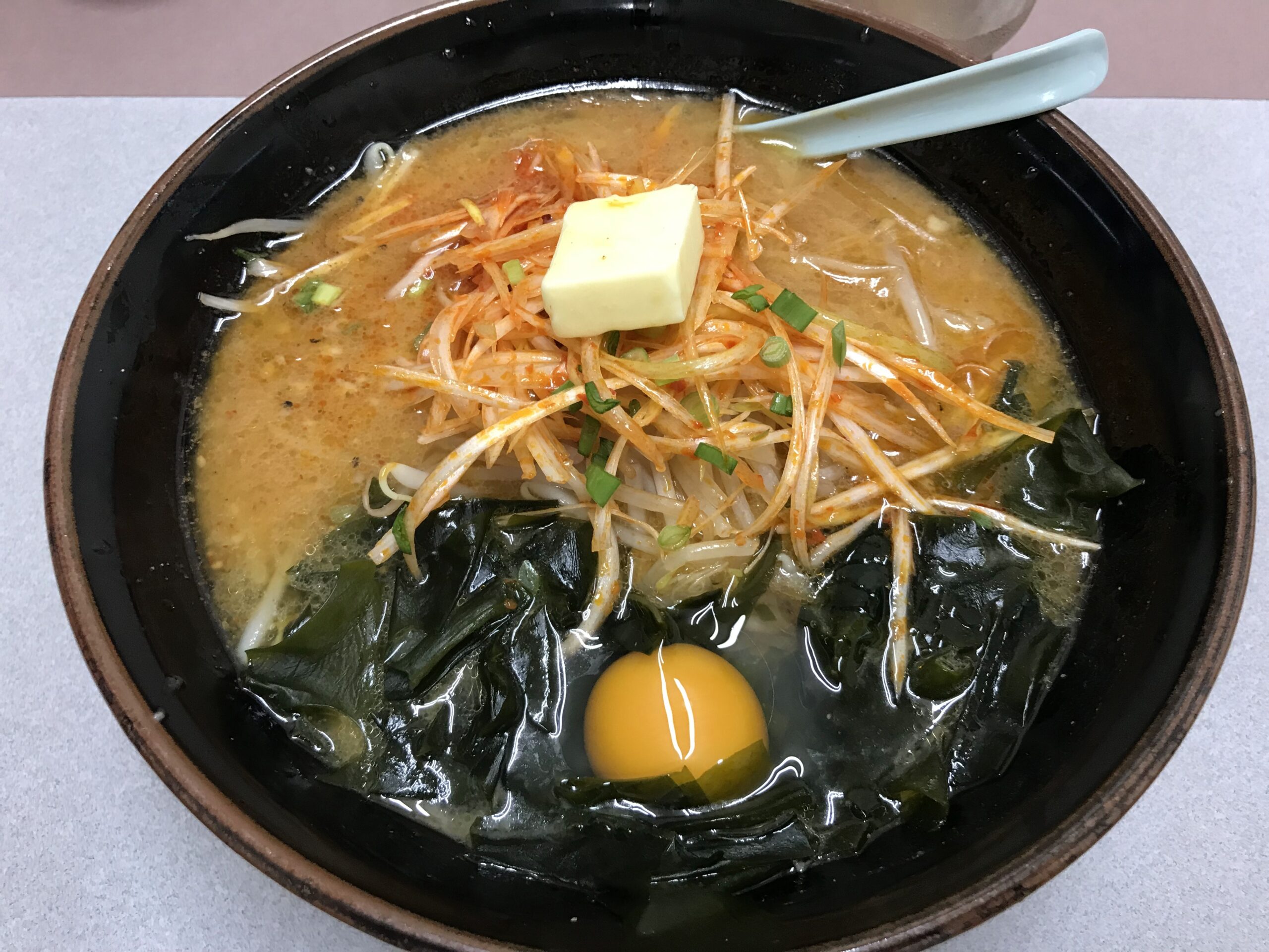 くるまやラーメンのネギスタミナラーメン